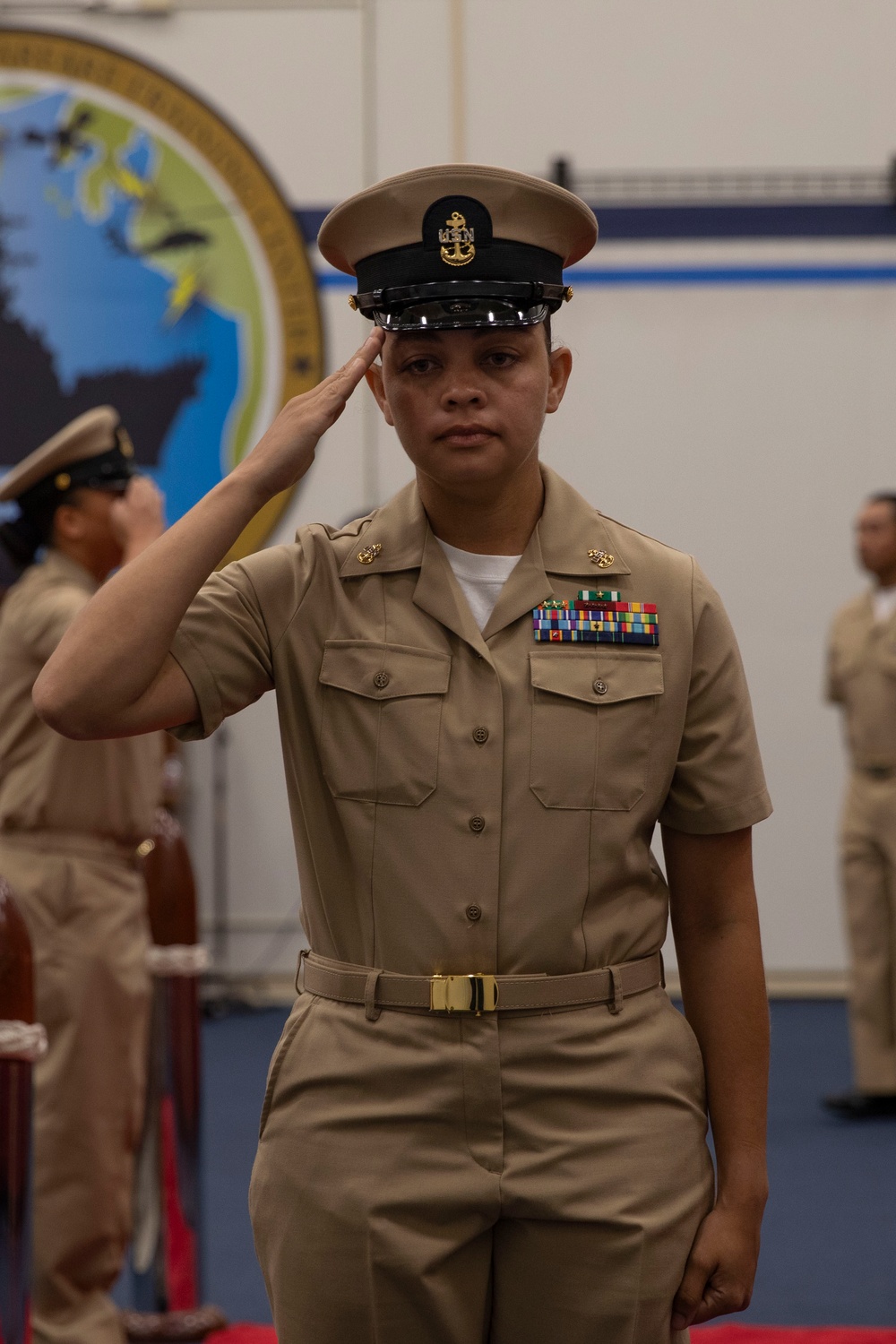 USS Tripoli Chief Pinning