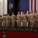 USS Tripoli Chief Pinning