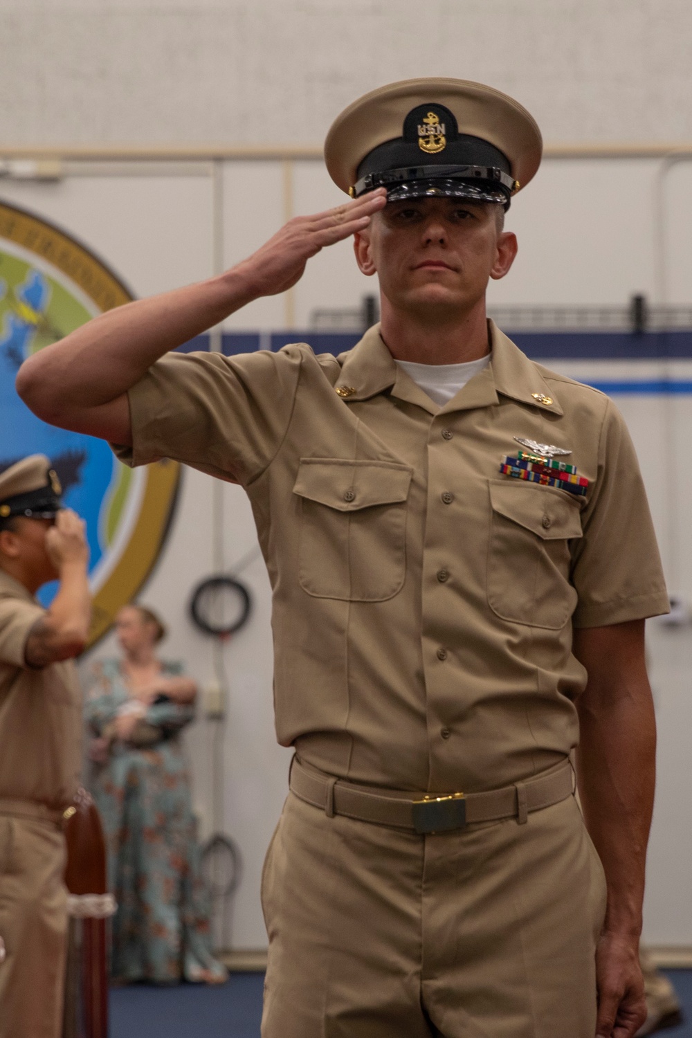 USS Tripoli Chief Pinning