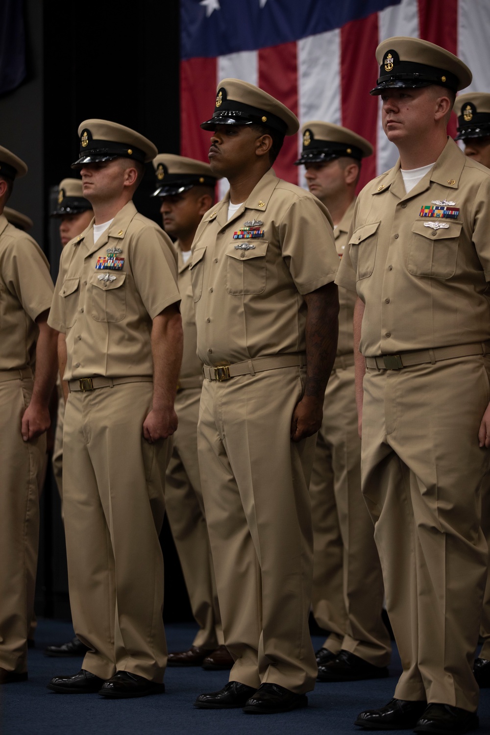 USS Tripoli Chief Pinning