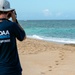 NOAA Biologist Documents Monk Seal at Pacific Missile Range Facility