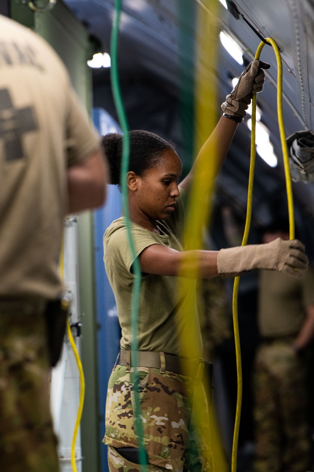 137th AES trains for the first time on KC-46 refueling aircraft