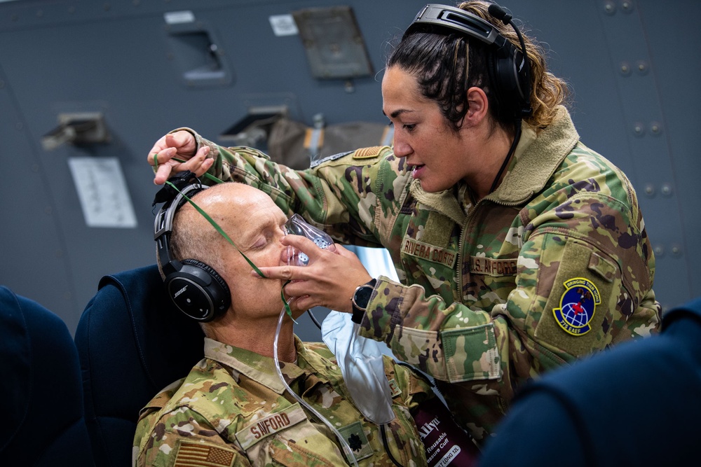 137th AES trains for the first time on KC-46 refueling aircraft