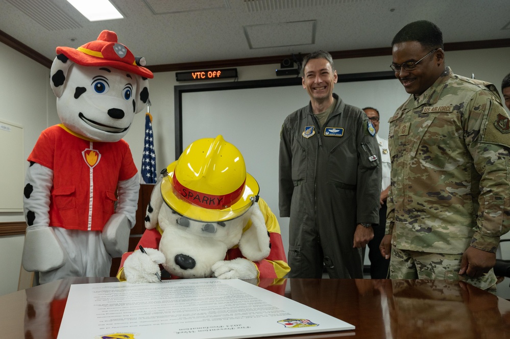 Yokota kicks off Fire Prevention Week