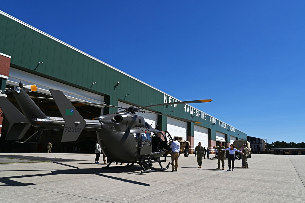NH National Guard hosts congressional staffers at aviation facility