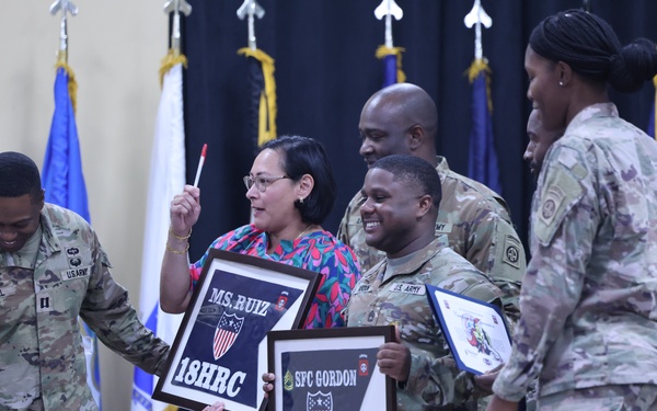 First cohort of F5 Postal School graduates at Camp Arifjan, October 2023