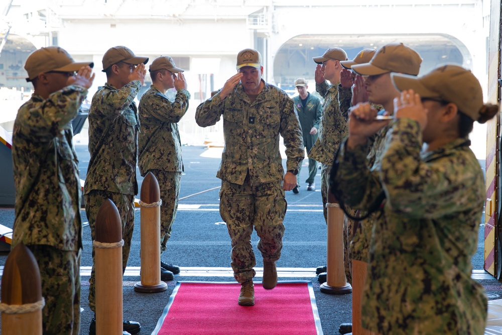 Carrier Strike Group 10 visits George Washington