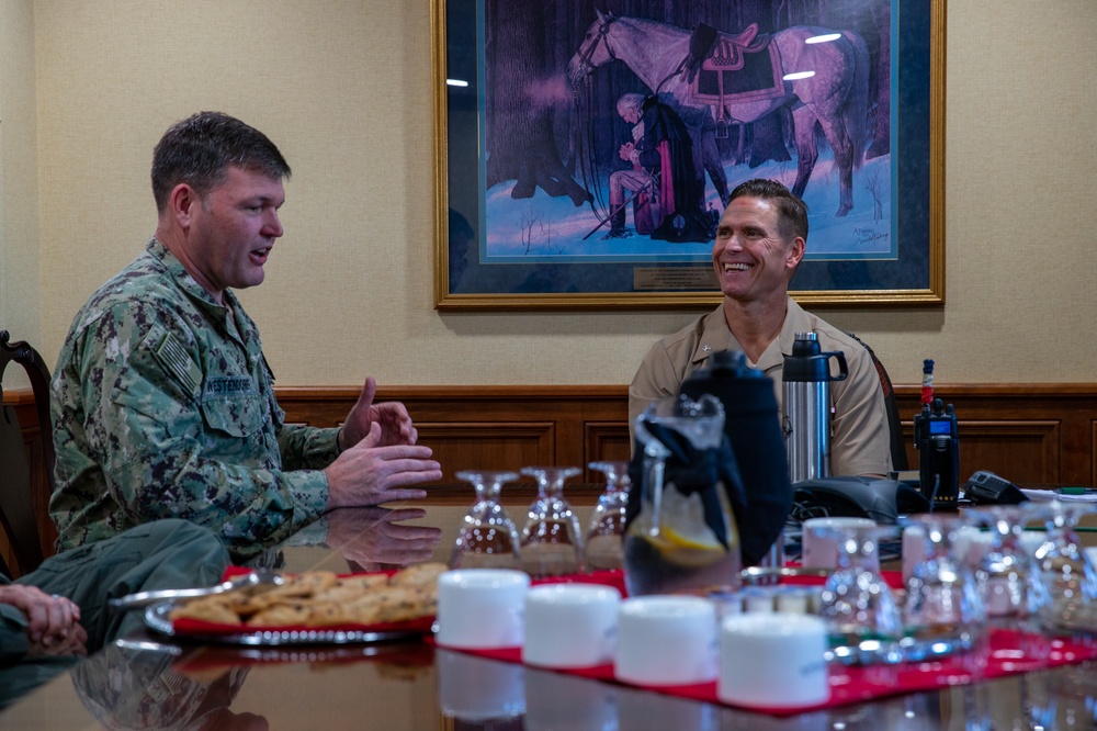 Carrier Strike Group 10 visits George Washington