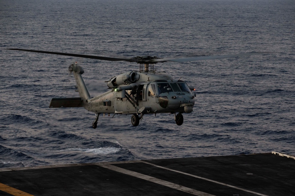 HSC-9 MH-60S Sea Hawk Prepares to Land