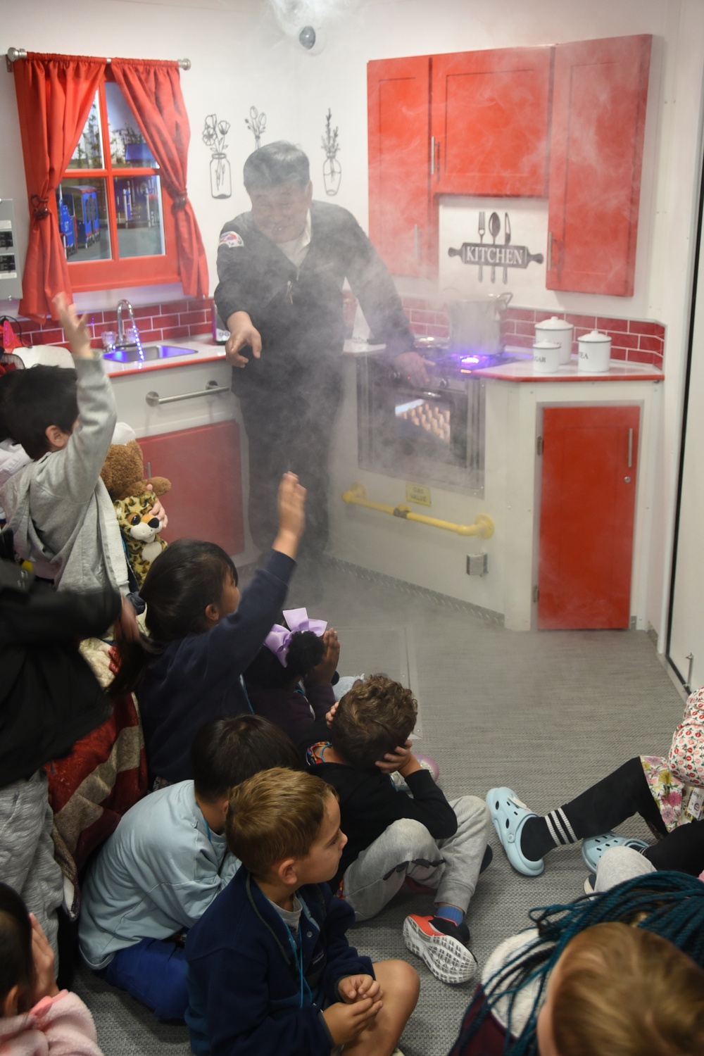 Elementary students have fun, learn fire safety during Fire Prevention Week