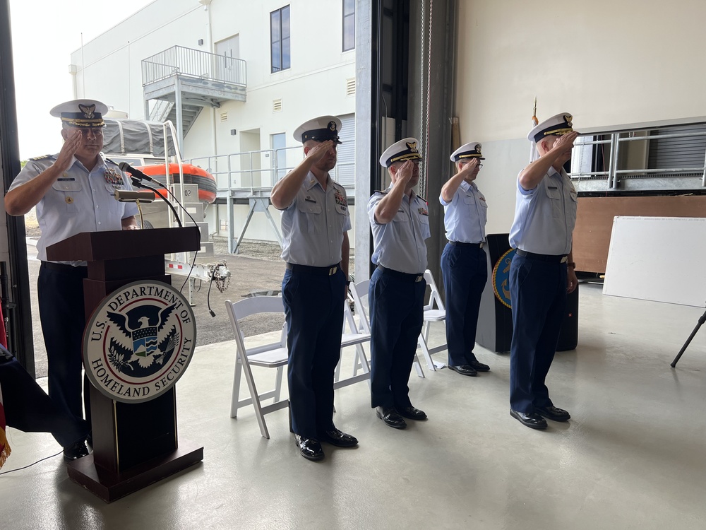 Photo of Coast Guard Station Tybee Ribbon Cutting