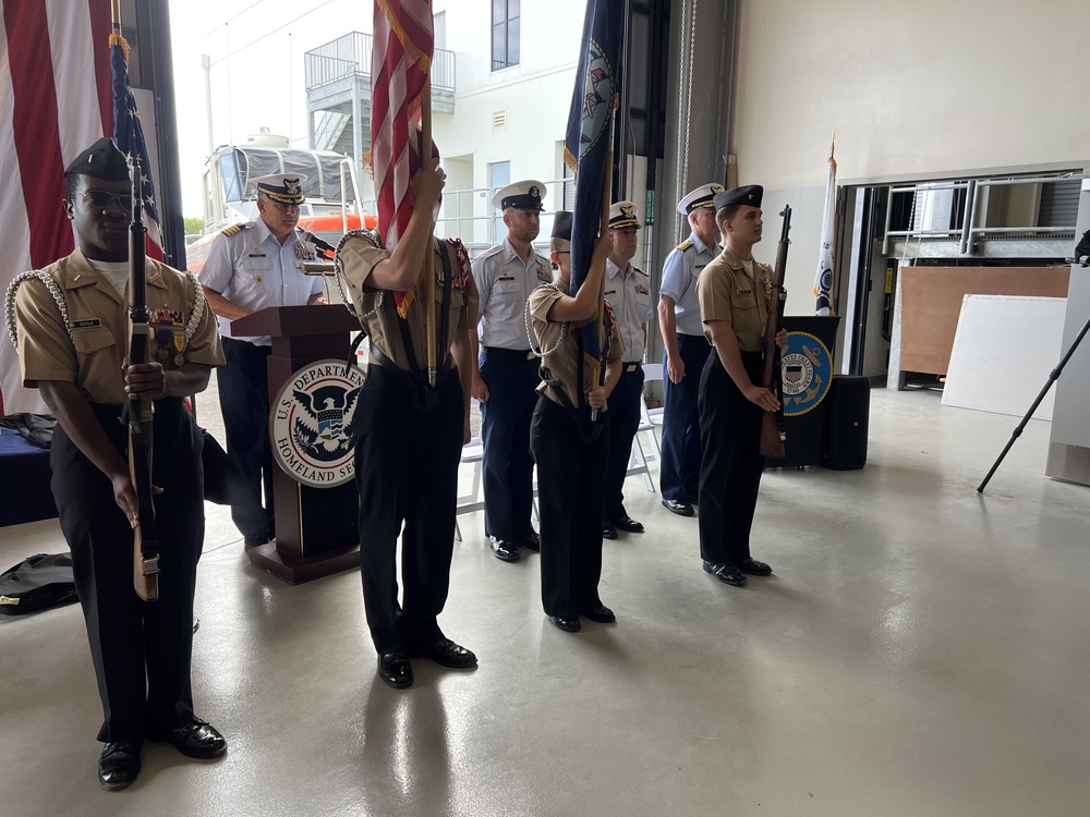 Photo of Coast Guard Station Tybee Ribbon Cutting