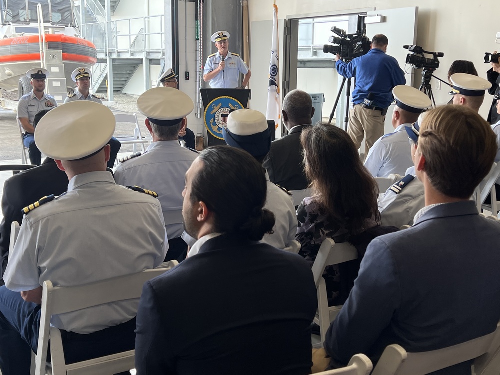 Photo of Coast Guard Station Tybee Ribbon Cutting