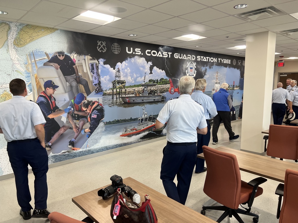 Photo of Coast Guard Station Tybee Ribbon Cutting