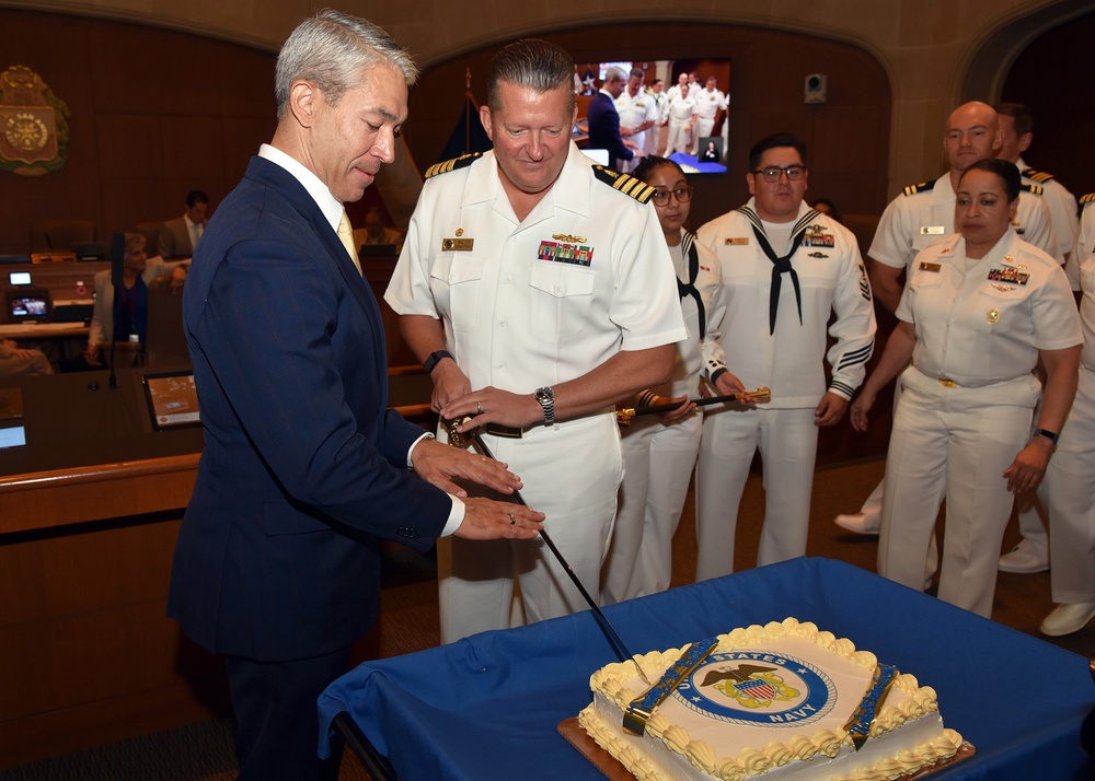 San Antonio recognizes Navy’s 248th Birthday at City Council Session