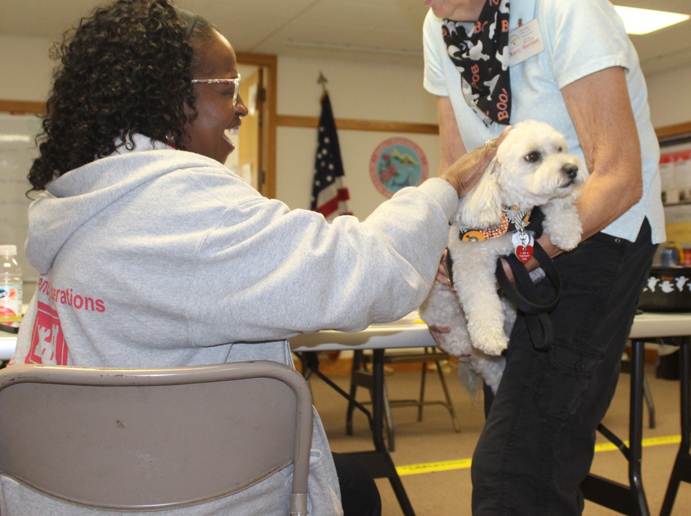 Therapy dogs visit Hawaii Wildfire Recovery Field Office in Kihei, Hawai‘i