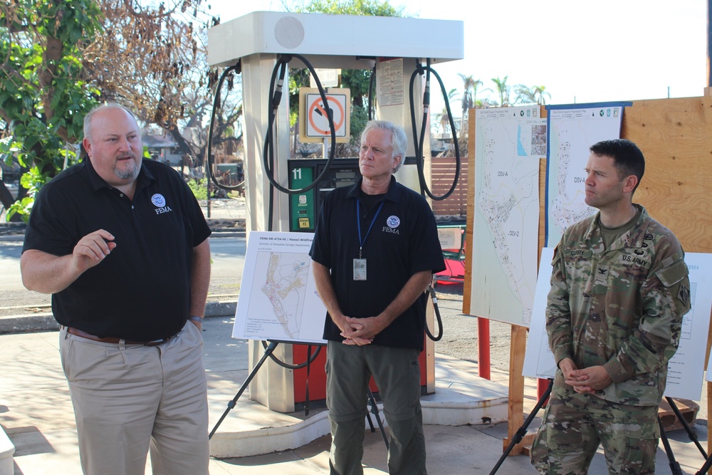 USACE and federal partners give updates on Hawaii Wildfire recovery mission