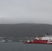 U.S. Coast Guard Cutter Healy moors in Tromsø, Norway