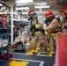 USS Ralph Johnson conducts general quarters drill.