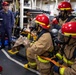 USS Ralph Johnson conducts general quarters drill.