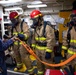 USS Ralph Johnson conducts general quarters drill.