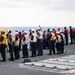 USS Ralph Johnson conducts RAS with USNS Tippecanoe.