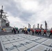 USS Ralph Johnson conducts RAS with USNS Tippecanoe.