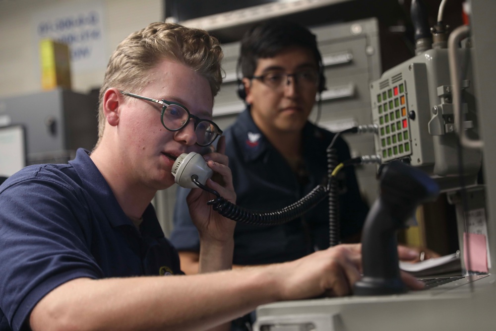 USS Dewey (DDG 105) Conducts a Live-Fire Exercise With the Close-In Weapons System While Operating in the Philippine Sea