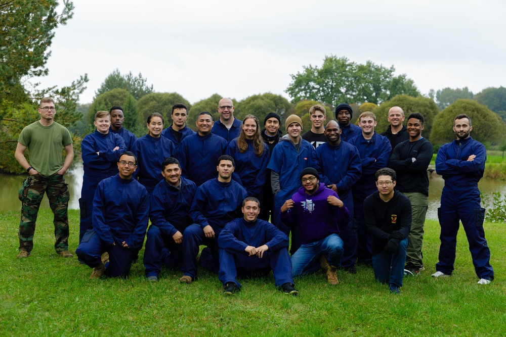 Task Force Marne Soldiers build camaraderie during paintball scrimmage in Latvia