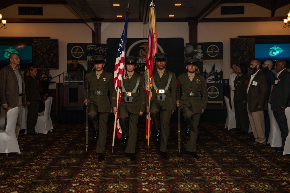 III MEF, MCIPAC Marines attend Fifth Annual Marine Corps Association Okinawa Professional Dinner