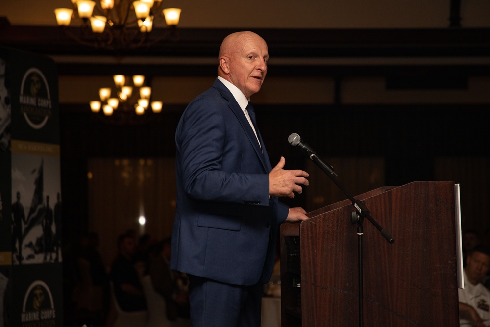 III MEF, MCIPAC Marines attend Fifth Annual Marine Corps Association Okinawa Professional Dinner
