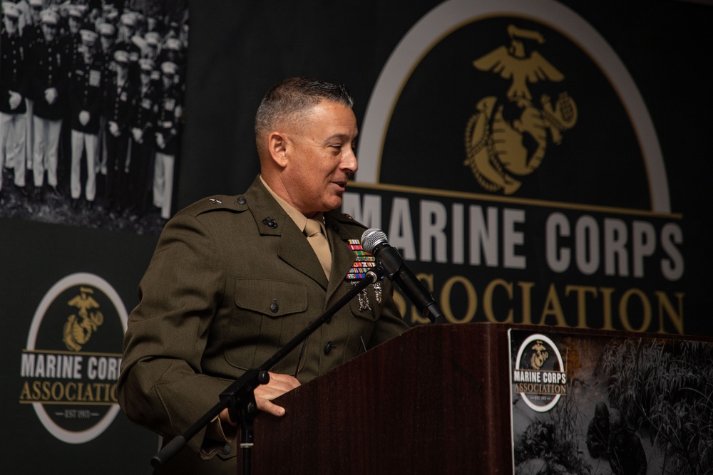III MEF, MCIPAC Marines attend Fifth Annual Marine Corps Association Okinawa Professional Dinner