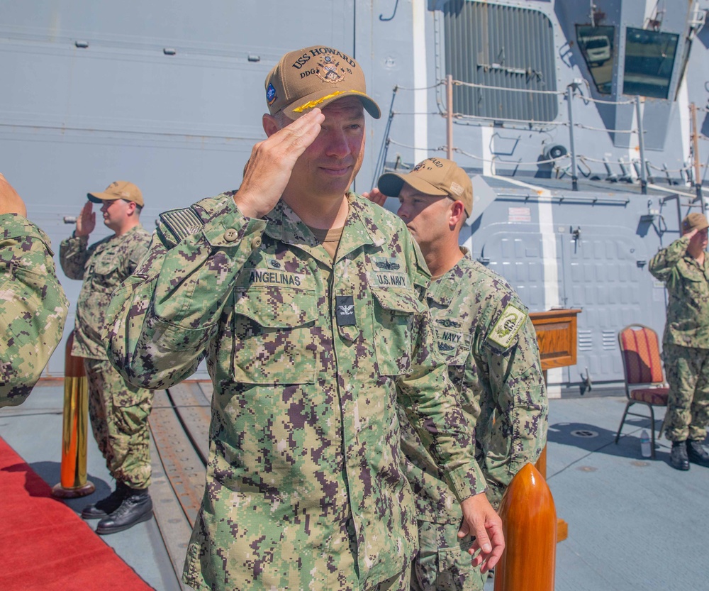 USS Howard (DDG 83) Change of Command Ceremony