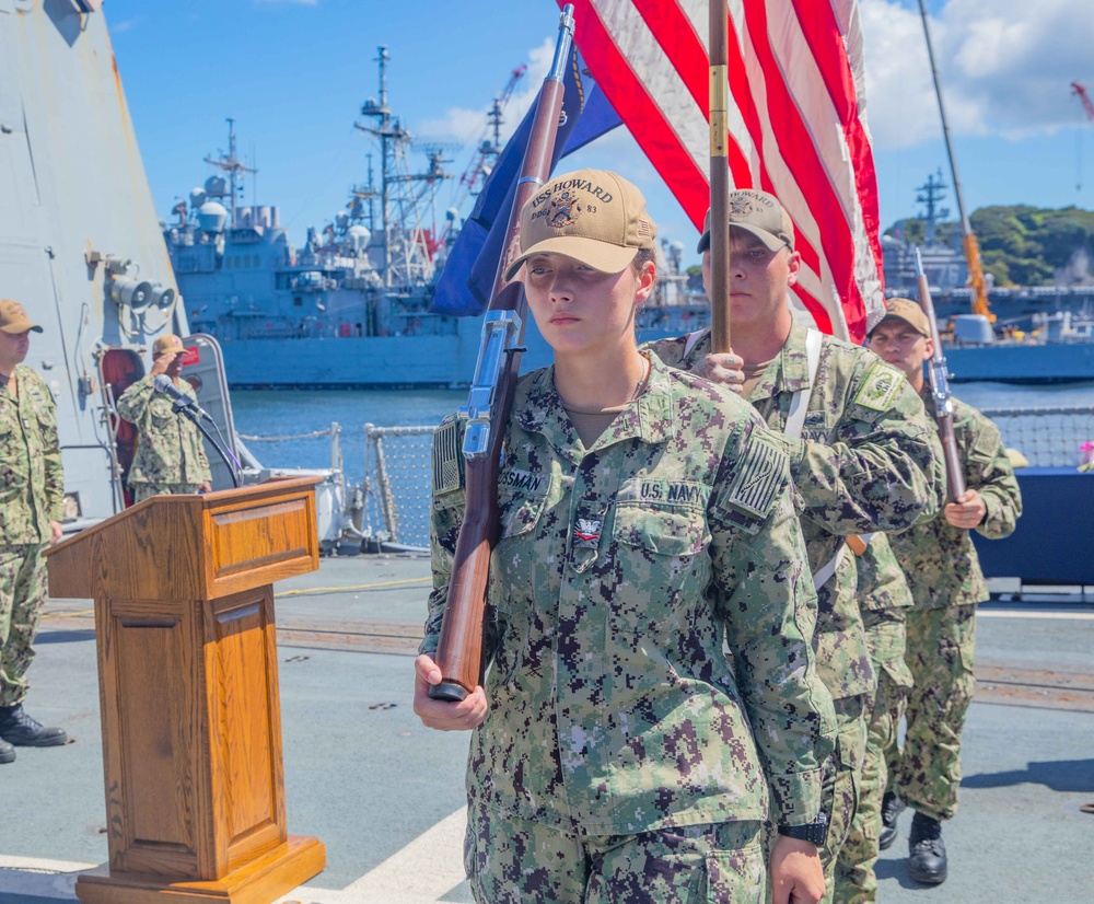 USS Howard (DDG 83) Change of Command Ceremony