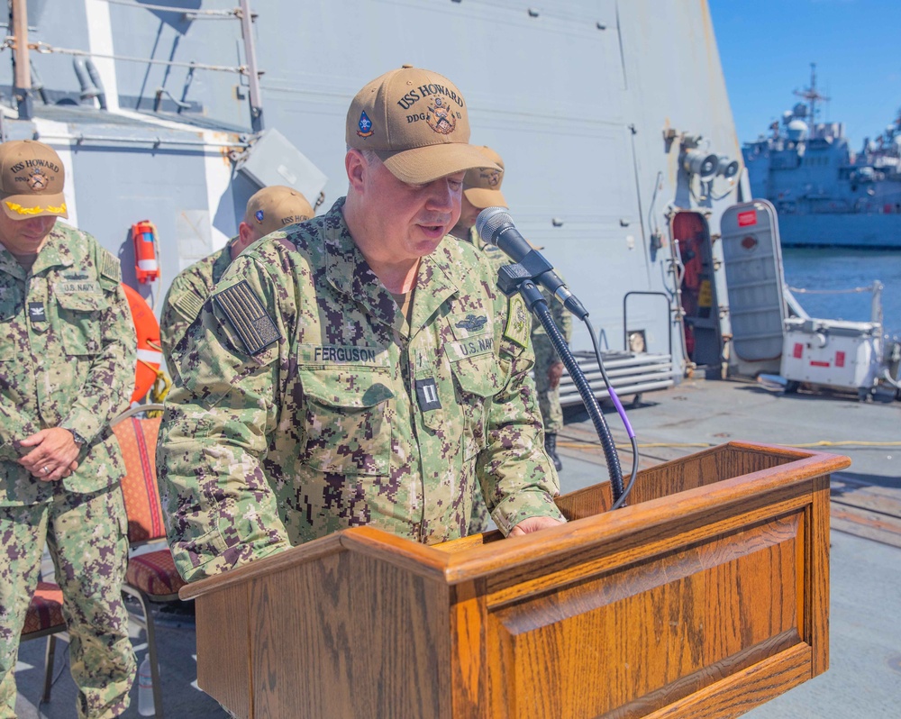 USS Howard (DDG 83) Change of Command Ceremony