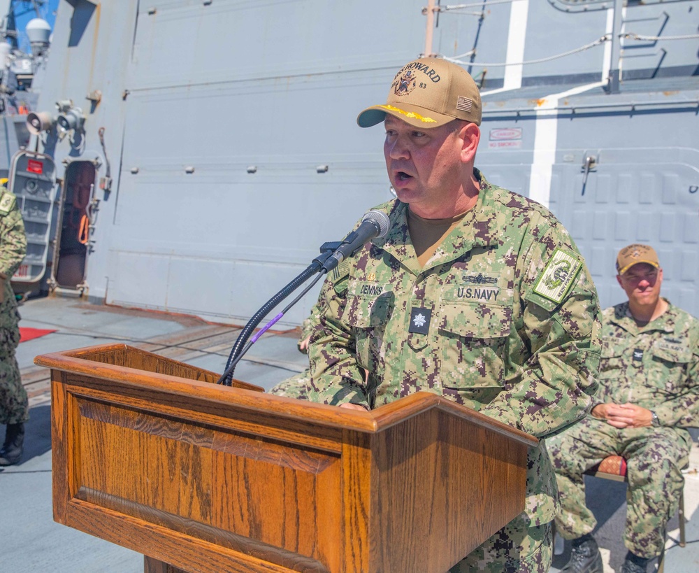 USS Howard (DDG 83) Change of Command Ceremony