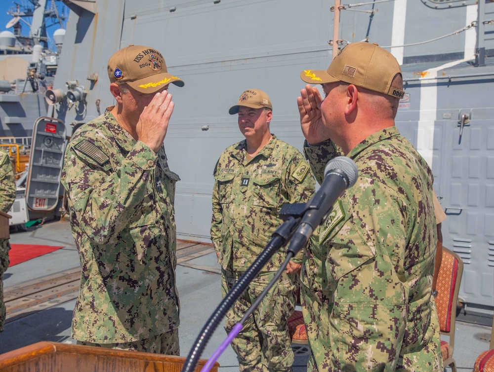 USS Howard (DDG 83) Change of Command Ceremony