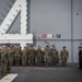 Combat Cargo Department promotes Marine aboard Boxer