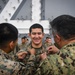 Combat Cargo Department promotes Marine aboard Boxer