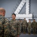 Combat Cargo Department promotes Marine aboard Boxer