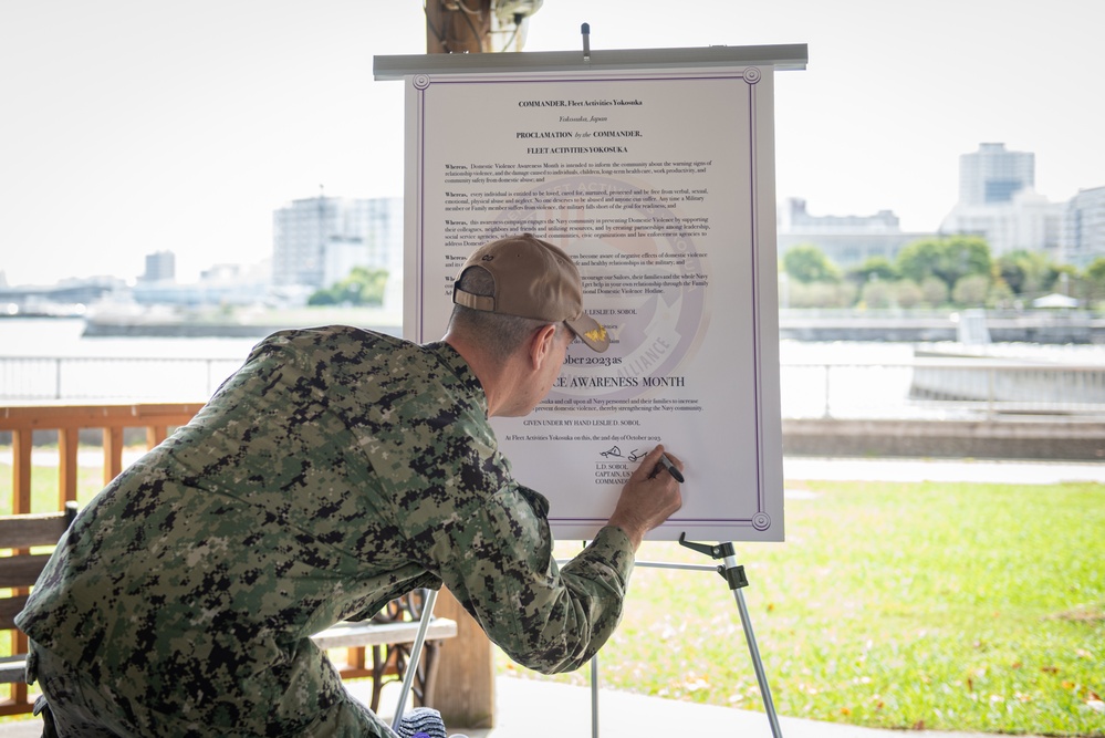 FFSC Domestic Violence Proclamation Signing
