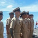 The Arleigh Burke-class guided-missile destroyer USS Rafael Peralta (DDG 115) hosts a chief pinning ceremony on the foc’sle in the South China Sea