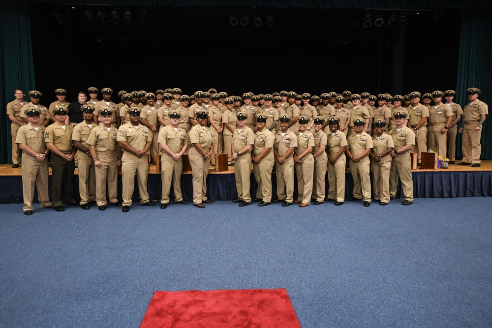 NSA Bahrain Holds Chief Pinning Ceremony