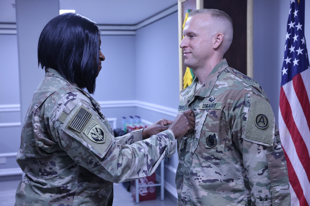 Master Sgt. Symonds Promotion