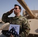 Flag flown over Camp Arifjan, Kuwait, September 2023
