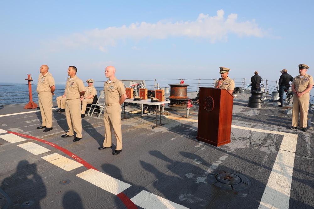 USS Paul Ignatius Chief Pinning Ceremony