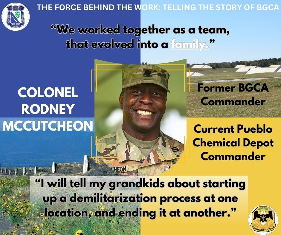 The Force Behind the Work: Telling the Story of Blue Grass Chemical Activity- Col. Rodney McCutcheon