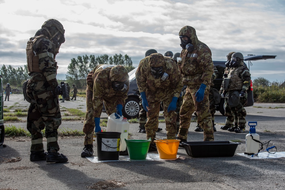 NATO Exercise Toxic Trip 23; multinational scenario responses