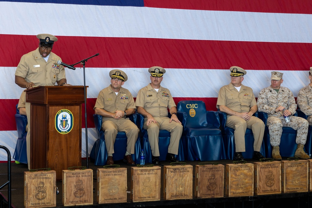 DVIDS - Images - USS Bataan Chief Pinning Ceremony [Image 12 of 16]