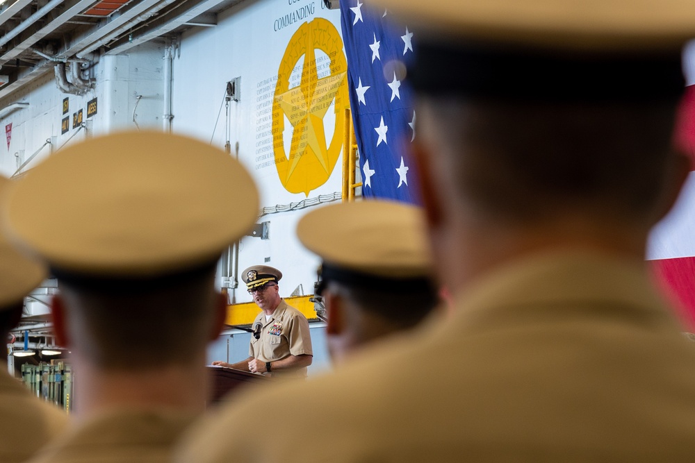 USS Bataan Chief Pinning Ceremony